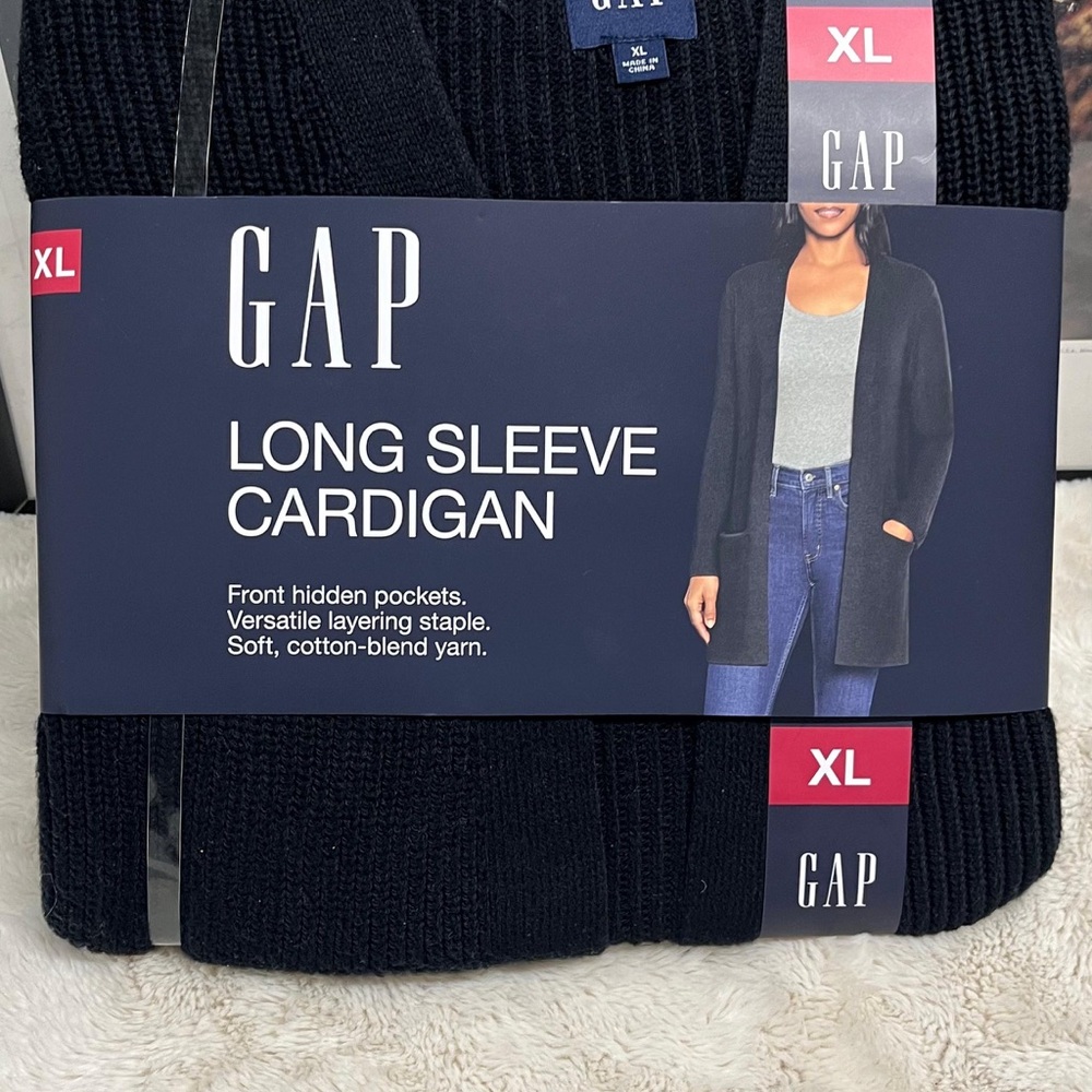 GAP Navy Long Sleeve Cardigan